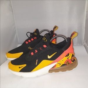 Nike Air max 270 fliral black sneakers size 8.5 w